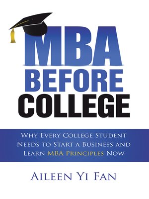 cover image of Mba Before College